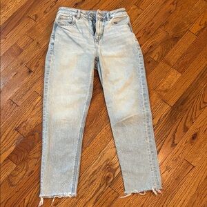 American Eagle Outfitters Light Blue Straight Leg Jeans